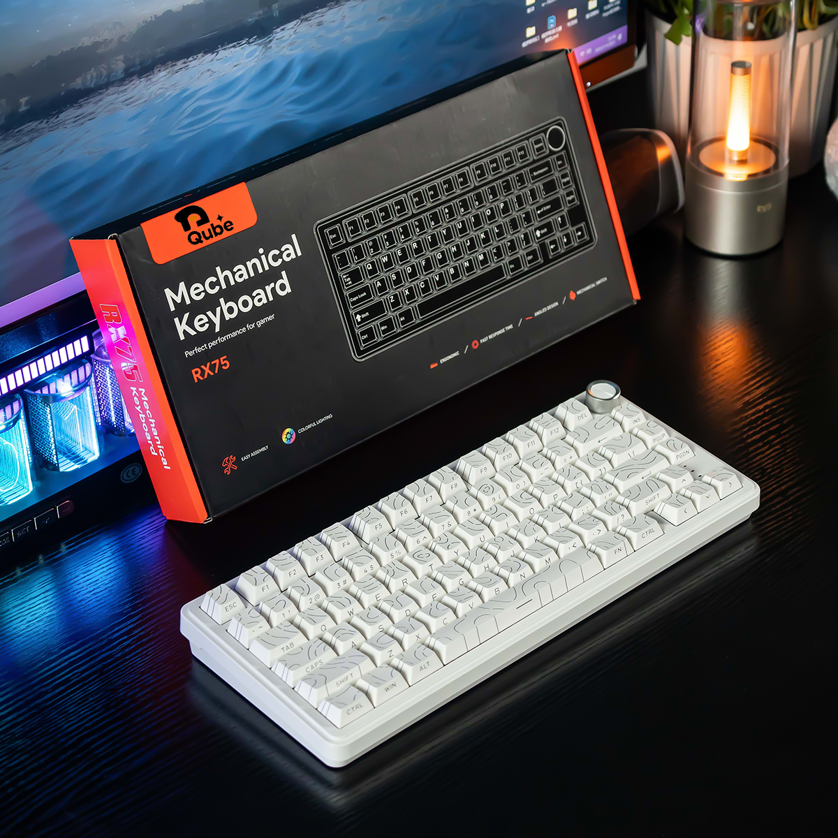 Qube RX75 Pro mechanical keyboard