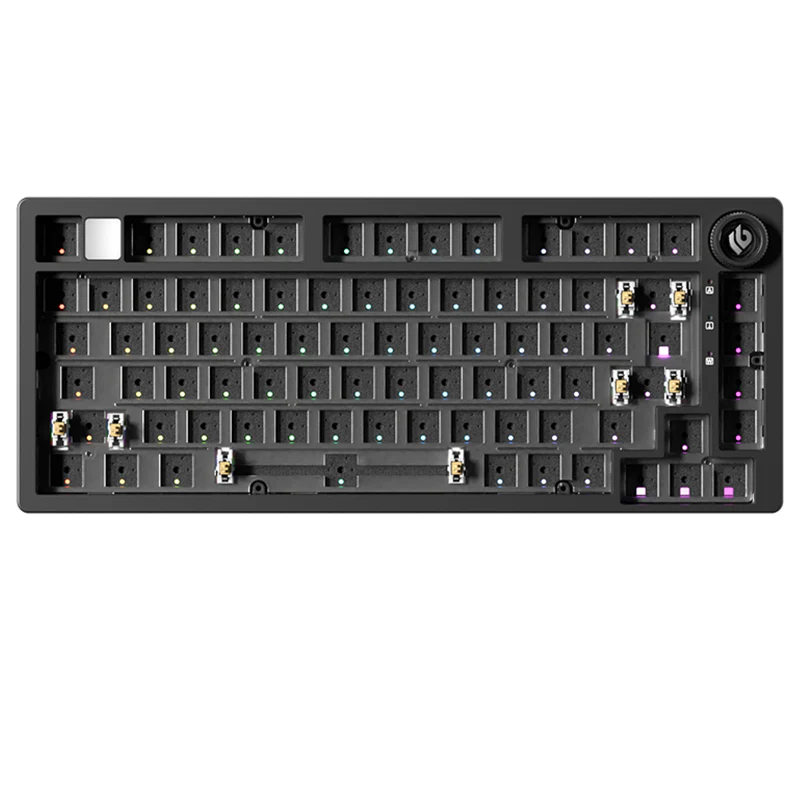 Qube x LEOBOG Hi75C Pro RGB Tri-mode Aluminum Keyboard Kit DIY Keyboar