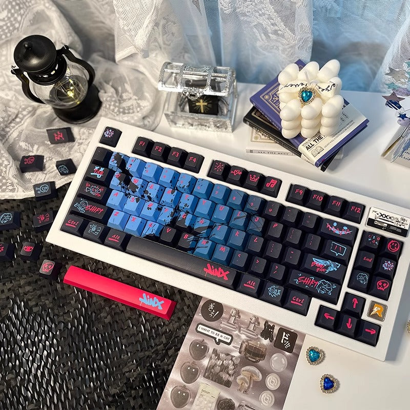 Qube Jinx Themed Keycap Set