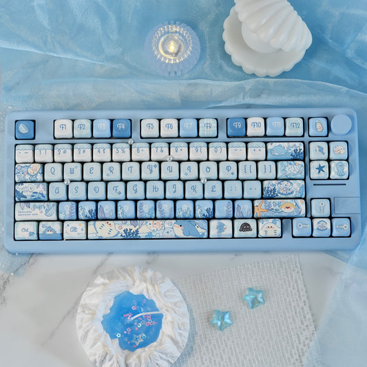 Qube Undersea World Themed Keycap Set