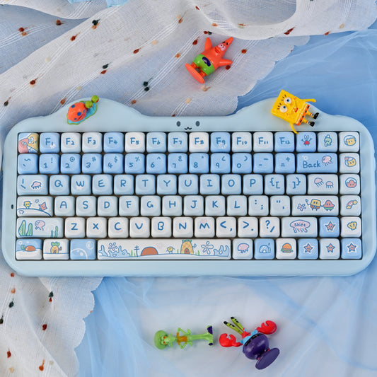 Qube SpongeBob SquarePants themed keycap set