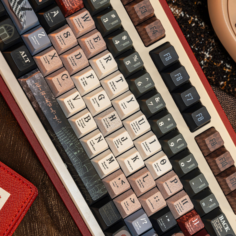 Harry Potter and Wizardry School of Witchcraft and Wizardry themed keycap set