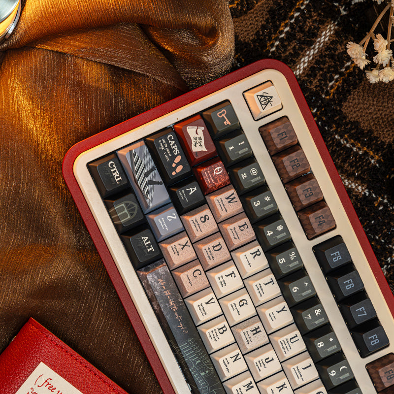 Harry Potter and Wizardry School of Witchcraft and Wizardry themed keycap set
