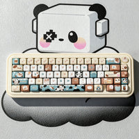 Qube Coffee Dalmatian Themed Keycap Set