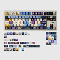 Qube Coraline themed keycap set