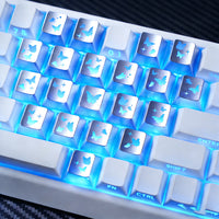 Qube Butterfly Shine Through Keycaps