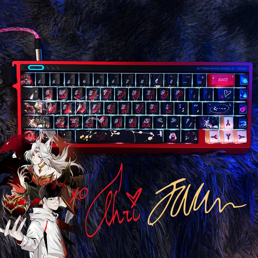 League of Legends Ahri Themed Keycap Set