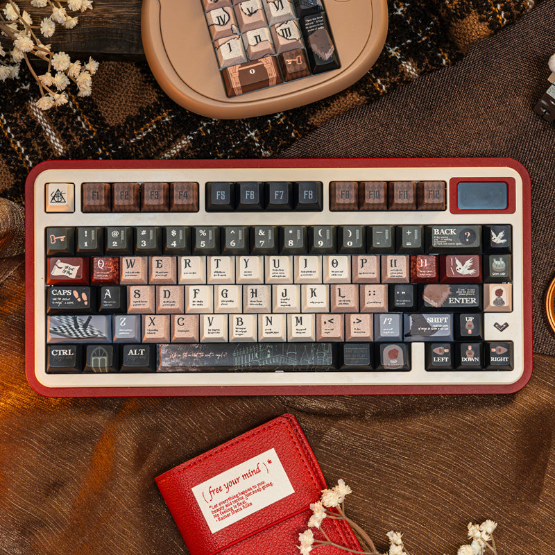 Harry Potter and Wizardry School of Witchcraft and Wizardry themed keycap set