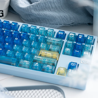 Qube Ocean Gradient Blue Mist Keycap Set
