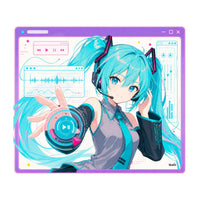 Qube Hatsune Miku Glass Mousepad