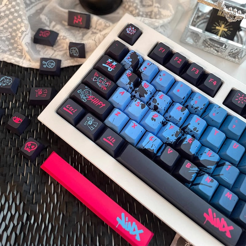 Qube Jinx Themed Keycap Set