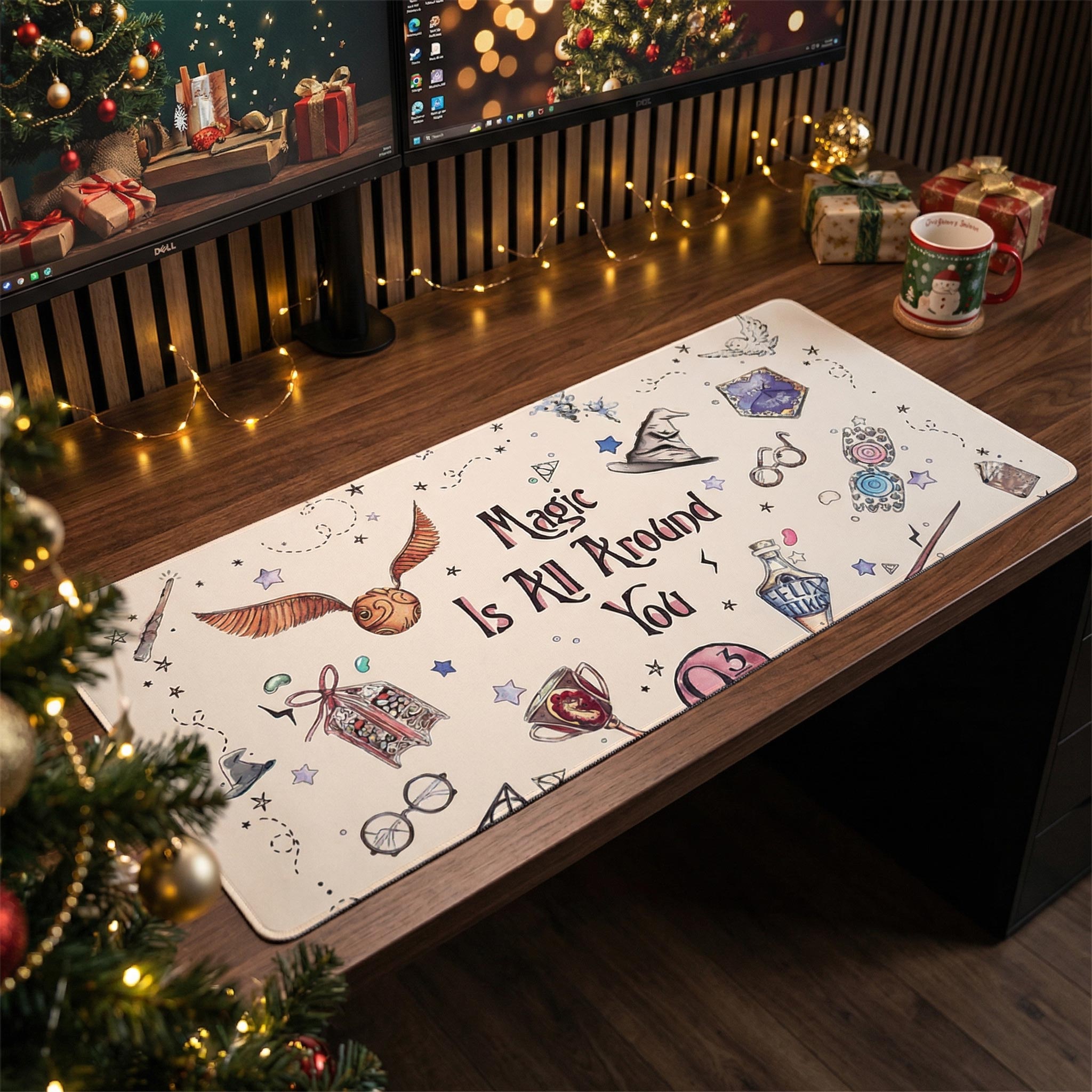 Magic theme desk mat
