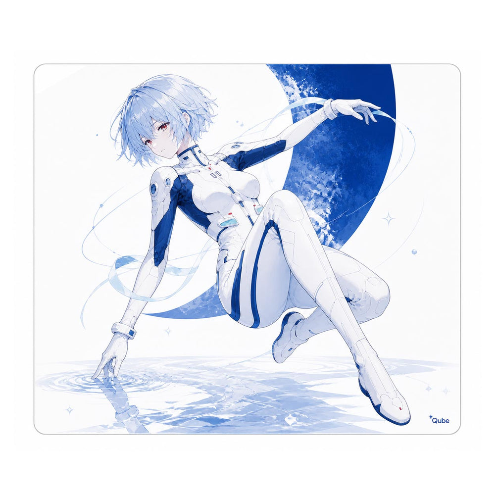 Qube Rei Ayanami Glass Mousepad