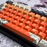 Dragon Ball Goku themed keycap set