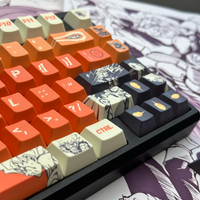 Dragon Ball Goku themed keycap set