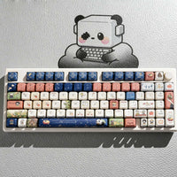 Qube Snow White themed keycap set
