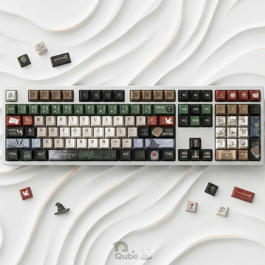 Harry Potter and Wizardry School of Witchcraft and Wizardry themed keycap set