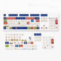 Qube Snow White themed keycap set