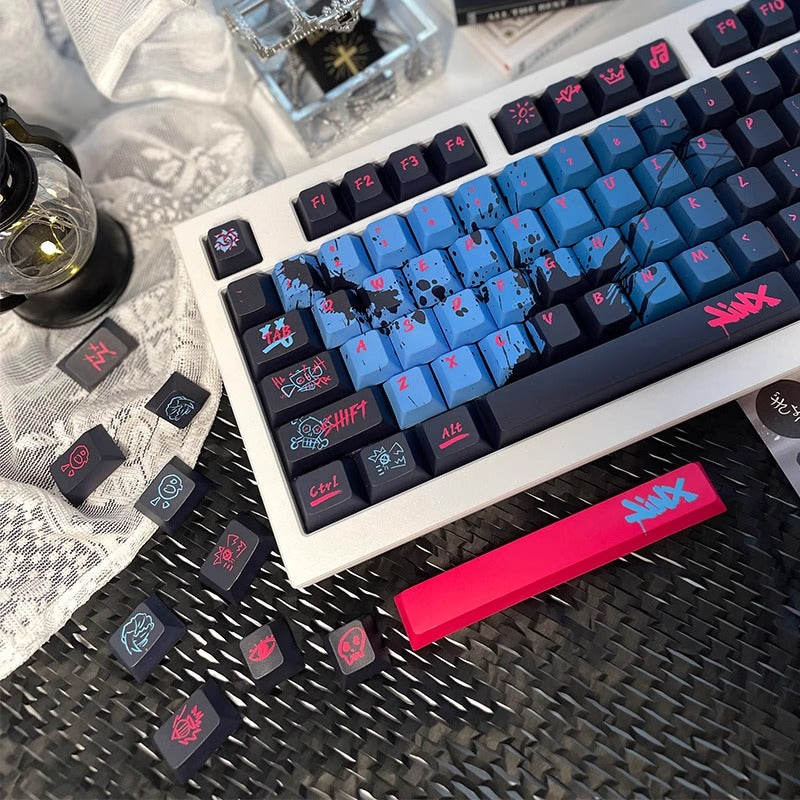 Qube Jinx Themed Keycap Set