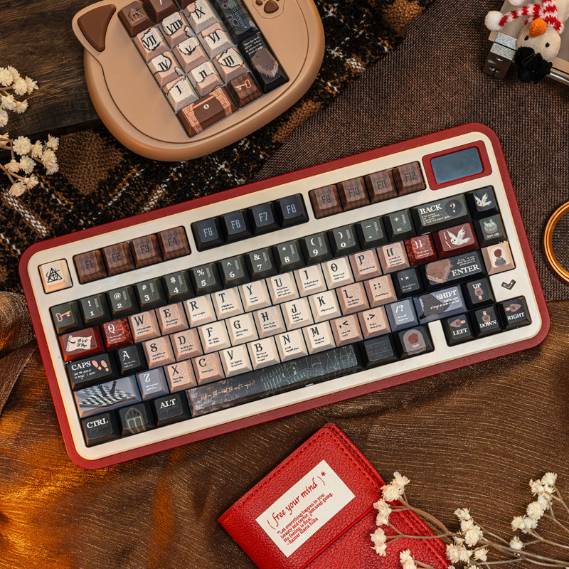 Harry Potter and Wizardry School of Witchcraft and Wizardry themed keycap set