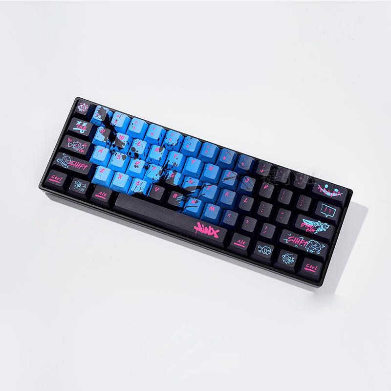 Qube Jinx Themed Keycap Set