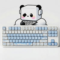 Qube Ice cream bear themed keycap set