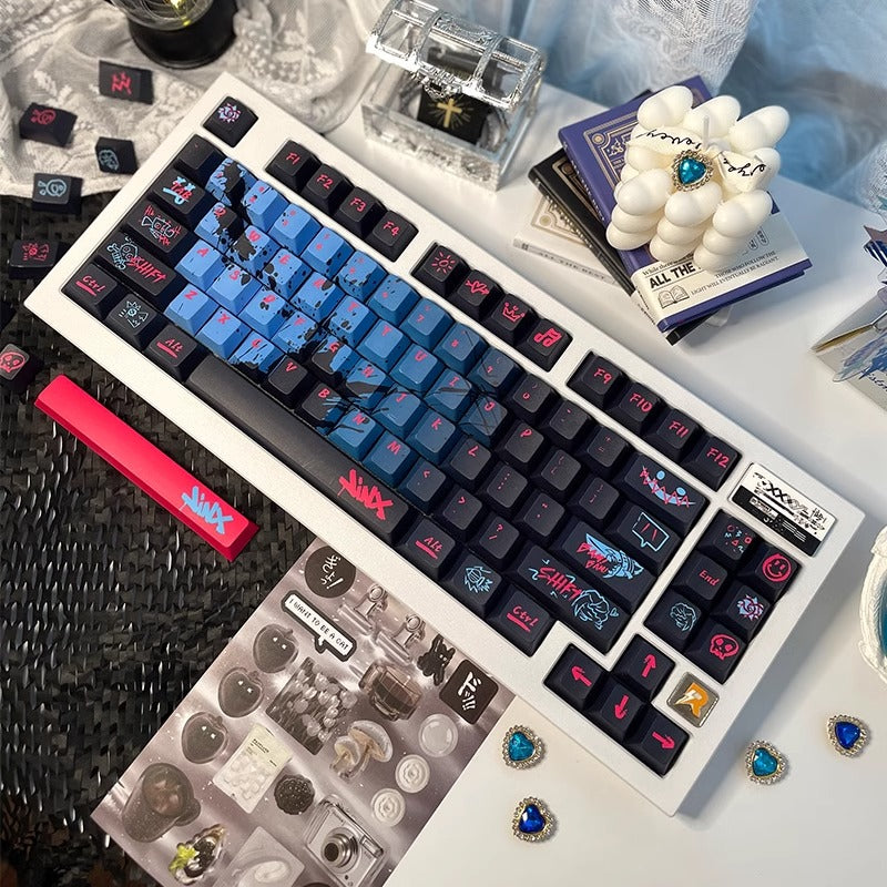 Qube Jinx Themed Keycap Set