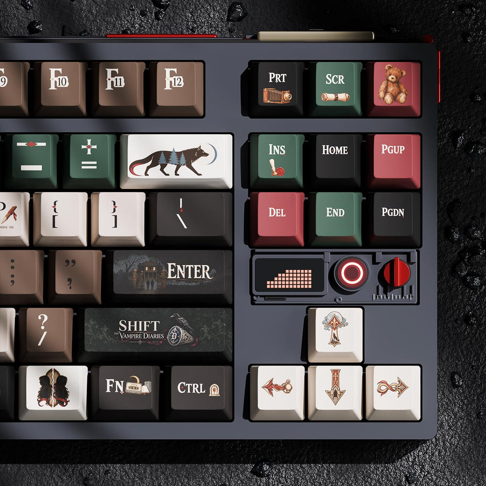 Qube The Vampire Diaries themed keycap set