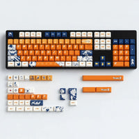 Dragon Ball Goku themed keycap set