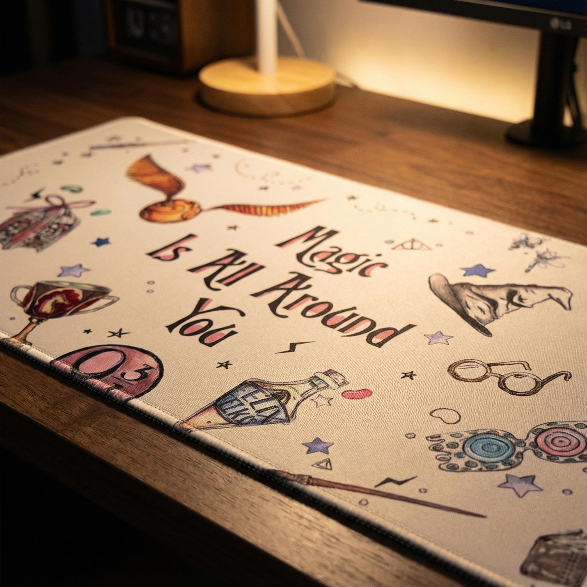 Magic theme desk mat