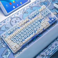 Qube Ice cream bear themed keycap set