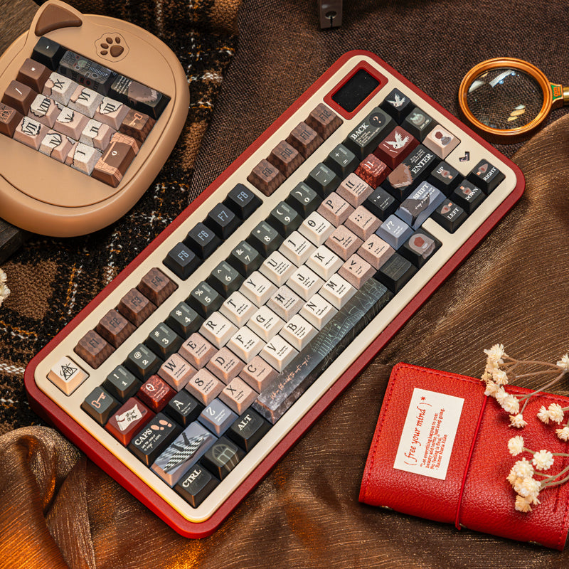 Harry Potter and Wizardry School of Witchcraft and Wizardry themed keycap set