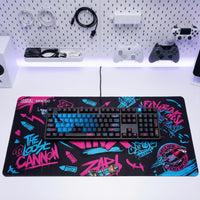 jinx themed desk mat