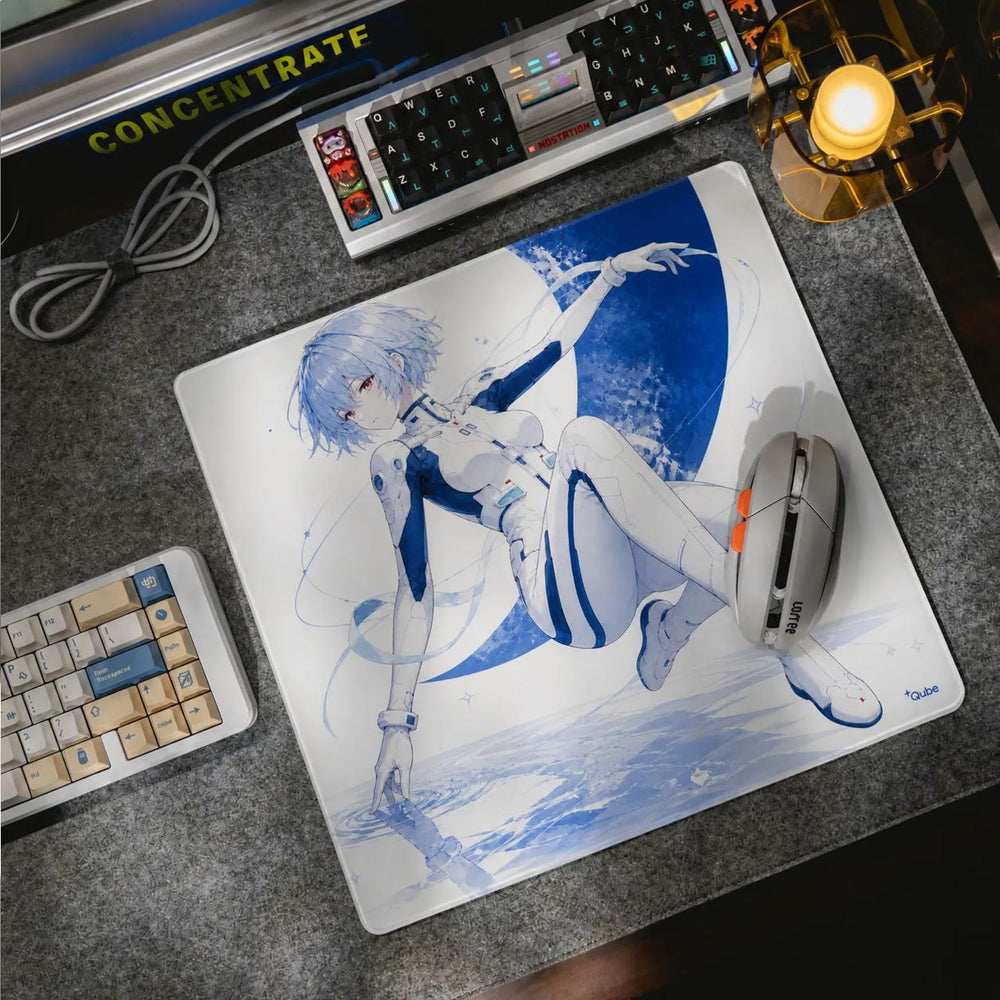 Qube Rei Ayanami Glass Mousepad