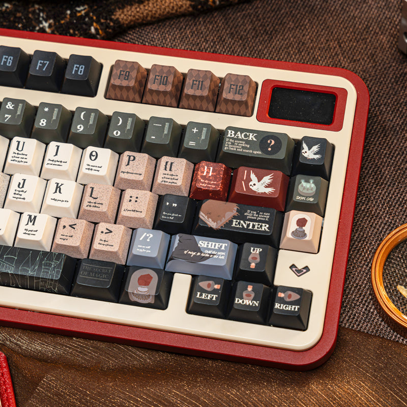 Harry Potter and Wizardry School of Witchcraft and Wizardry themed keycap set