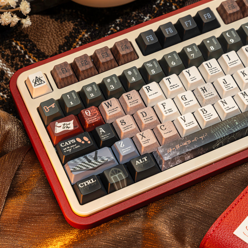 Harry Potter and Wizardry School of Witchcraft and Wizardry themed keycap set