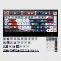 Qube Optimus Prime themed keycap set