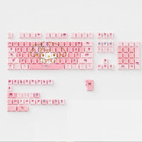 QUBE My Melody Angular Translucent Keycap Set