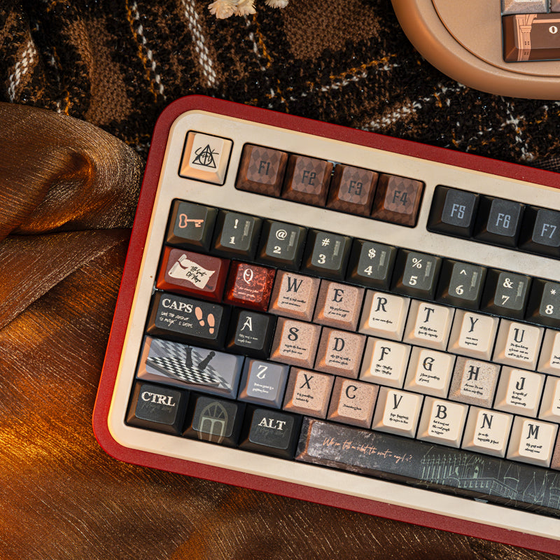 Harry Potter and Wizardry School of Witchcraft and Wizardry themed keycap set